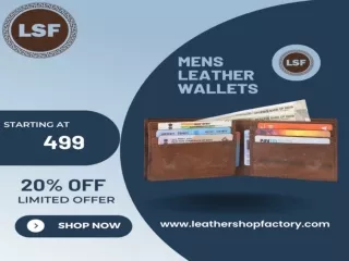 Best Leather Wallets for Men – Leather Shop Factory