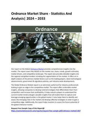 Ordnance Market