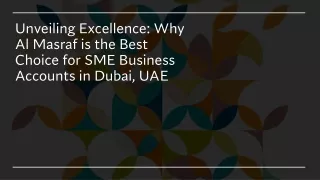 SME Business Account in Dubai, UAE