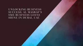 SME Business Loans in Dubai, UAE