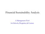 Financial Sustainability Analysis