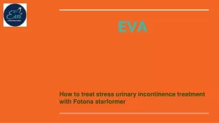 stress urinary incontinenece treatment