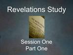 Revelations Study
