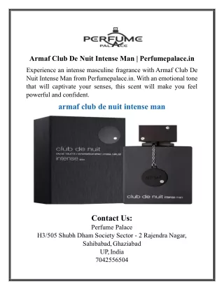 Armaf Club De Nuit Intense Man | Perfumepalace.in