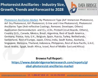Photoresist Ancillaries Market