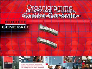 Organigramme Société Générale