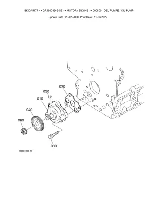 Kubota GR1600-ID-2-S5 Lawn Tractor Parts Catalogue Manual (Publishing ID BKIDA5177)