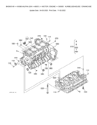 Kubota KX080-4 ALPHA (SN 40001 AND UP) Excavator Parts Catalogue Manual (Publishing ID BKIDK5149)