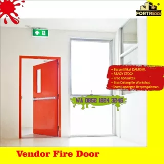 TERBAIK..!! Wa 0852 1824 3246 Jual Fire Door Fortress Untuk Bank Di Batam