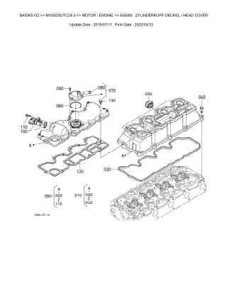 Kubota M105GXDTC24-3 Tractor Parts Catalogue Manual (Publishing ID BKIDK5132)