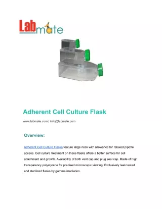 Adherent Cell Culture Flask