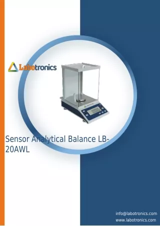 Sensor-Analytical-Balance