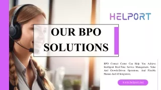 Efficient BPO Solutions for Seamless Operations