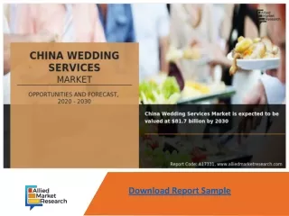 China Wedding Services Market_