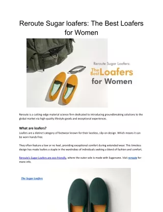 Reroute Sugar Loafers_ The Best Loafers for Womens.docx