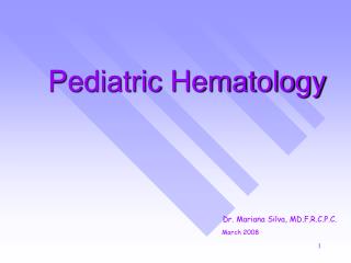 Pediatric Hematology