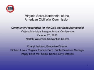 Virginia Sesquicentennial of the American Civil War Commission