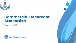 Commercial Document Attestation: Facilitating Business in the UAE