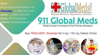 Get Started Today - Order TRACLEER Bosentan Online & Enjoy Peace of Mind