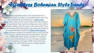 Effortless Bohemian Style Trends