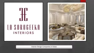 Interior Design Companies in Dubai