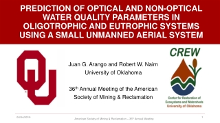 Juan G. Arango and Robert W. Nairn University of Oklahoma 36 th Annual Meeting of the American