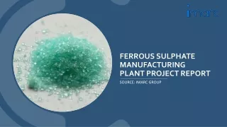 Detailed Setup Report on Ferrous Sulphate Manufacturing Plant PPT