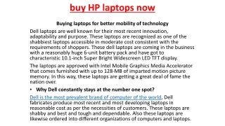 buy HP laptops now