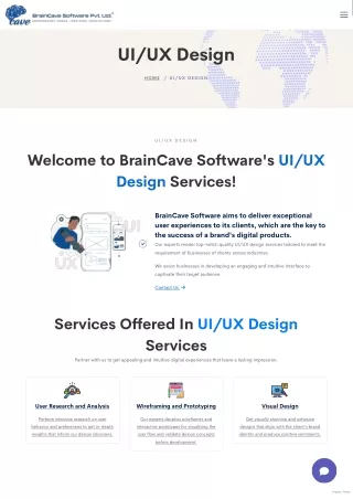 UI UX Design Services - BrainCave Soft