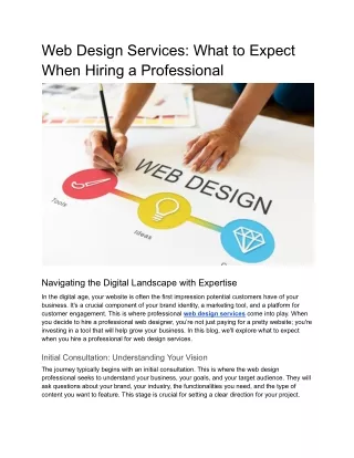 Expert Web Design Services - Your Guide to Success