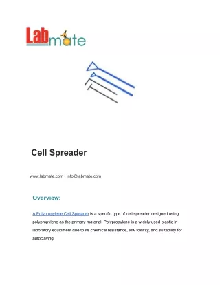 Cell Spreader