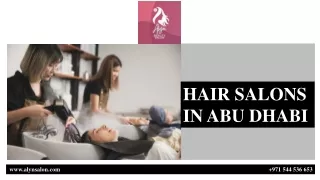 HAIR SALONS IN ABU DHABI