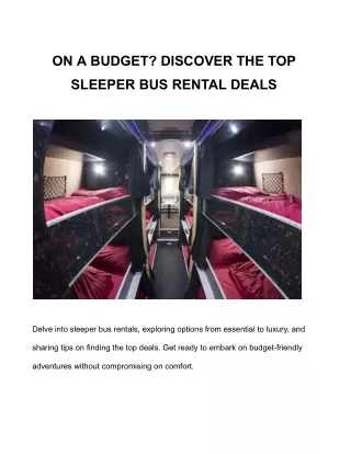 ON A BUDGET_ DISCOVER THE TOP SLEEPER BUS RENTAL DEALS