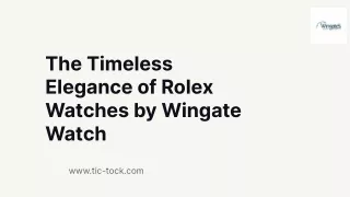 Rolex Watch