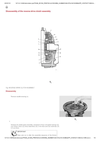 SAME explorer³ 85 TRACTOR Service Repair Manual (SN 5001 and up)