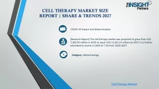 Cell Therapy Market