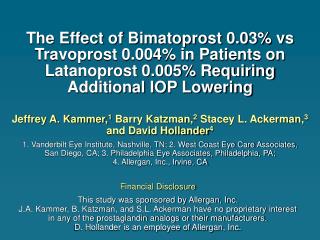 The Effect of Bimatoprost 0.03% vs Travoprost 0.004% in Patients on Latanoprost 0.005% Requiring Additional IOP Lowering