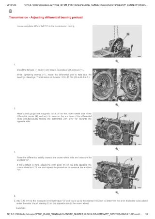 SAME explorer³ 105 TRACTOR Service Repair Manual (SN 20001 AND UP)