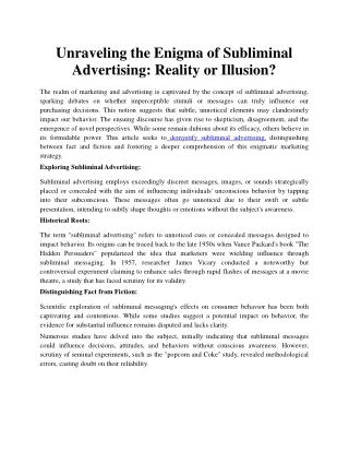 Unraveling-the-Enigma-of-Subliminal-Advertising