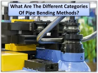 How many types of bending are there?