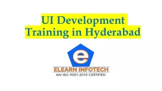 UI Development Training in Hyd