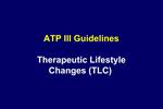ATP III Guidelines Therapeutic Lifestyle Changes TLC