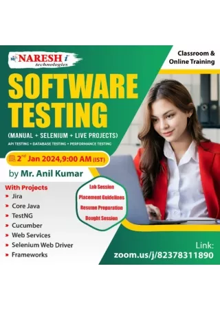 Free Demo On Selenium - Naresh IT