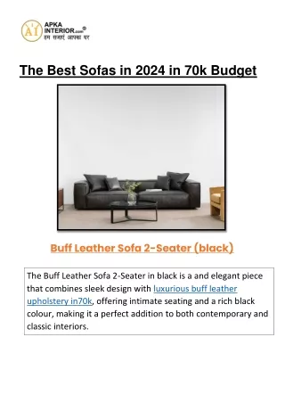 The Best Sofas in 2024 in 70k Budget