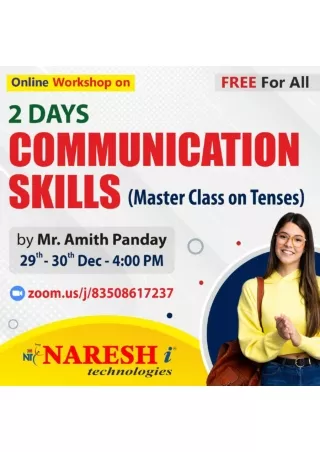 Free Workshop on Communication Skills - Naresh IT