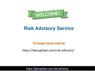 The Risk Advisory Services
