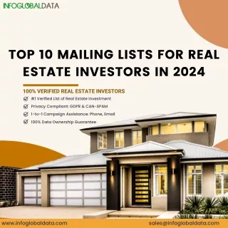 Top 10 Mailing Lists for Real Estate Investors in 2024