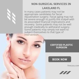 Non-Surgical Services in Lakeland FL