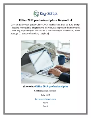 Office 2019 professional plus - Key-soft