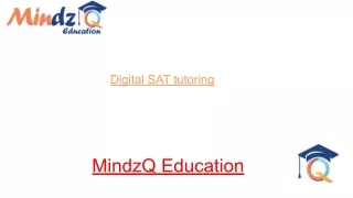 Digital SAT tutoring